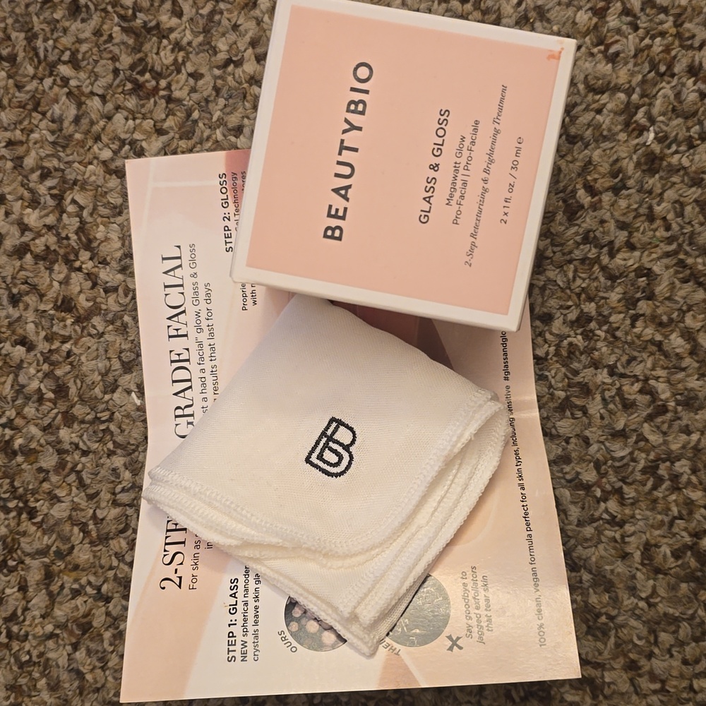 BeautyBio Glass & Gloss Facial Set